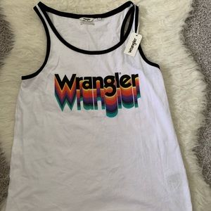 White wrangler tank top
